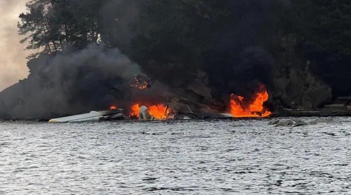 Kenmore Air seaplane crashes and catches fire near San Juan Islands