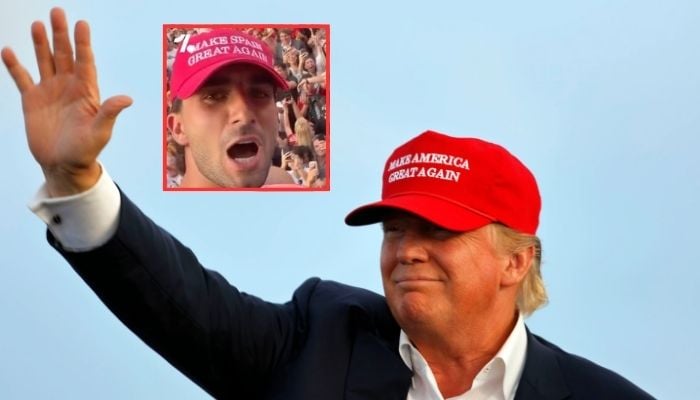 Trump reacts to Ferran Torres viral Make Spain Great Again hat
