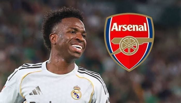 Arsenal eye shock move to sign Real Madrid star Vinicius Junior