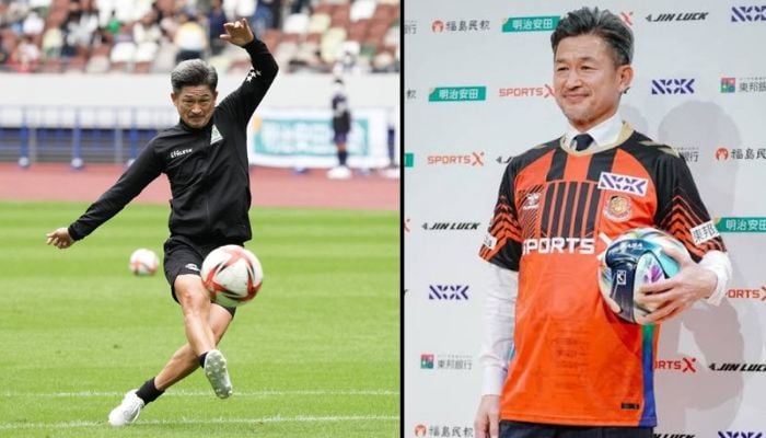 Japanese football legend King Kazu makes history with goal at 59