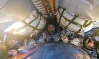 US-Russian space crew returns to Earth after eight-month mission on the International Space station