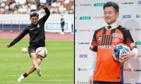 Japanese football legend 'King Kazu' makes history with goal at 59