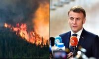 Macron calls crisis meeting of French cabinet as blaze approaches Bordeaux