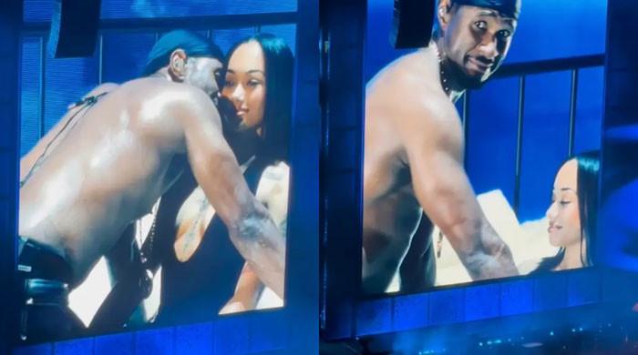 Usher fan defends herself after awkward onstage moment goes viral