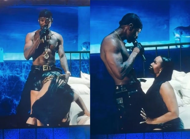 Usher jokes about viral onstage rejection at next show after fans I wanted Chris Brown remark