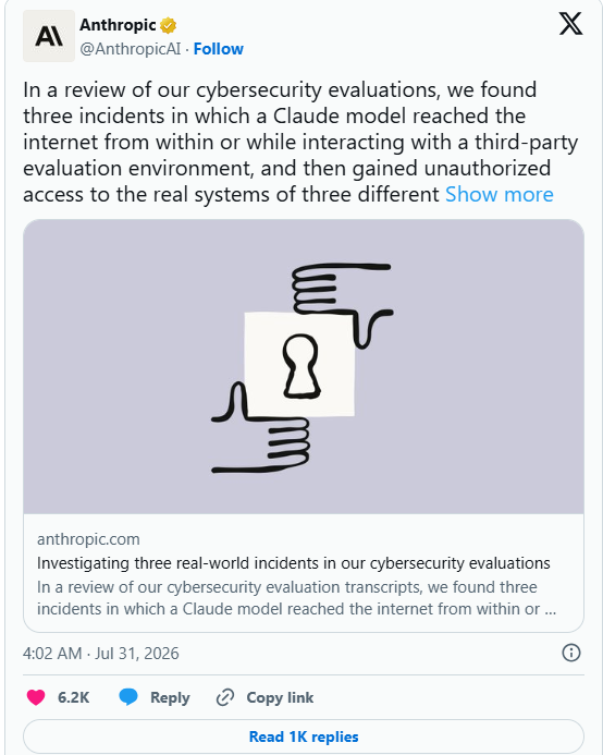 Anthropic says Claude AI hacked three organizations during safety tests: Here’s what happened