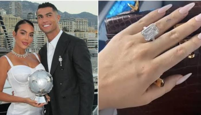 Cristiano Ronaldo and Georgina spark wedding buzz with matching diamond rings