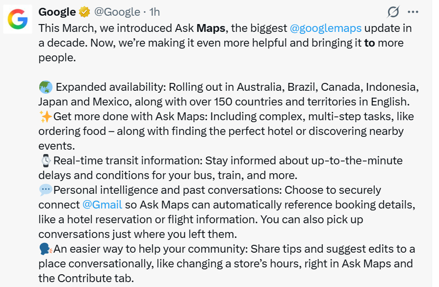 Google Maps AI can now order food for you: Here’s how it works