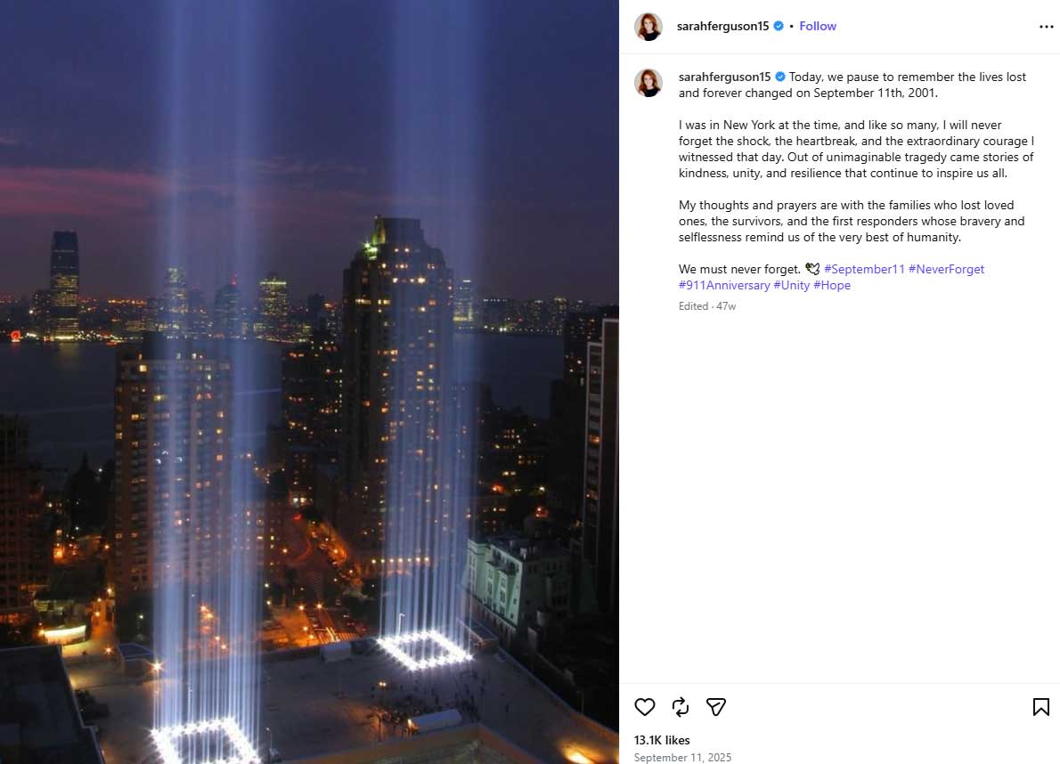 Sarah Ferguson’s silence since 9/11 anniversary continues despite Eugenie’s birth announcement