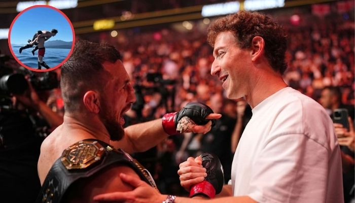 Mark Zuckerberg vs UFC champion: Bizarre lake sparring session goes viral