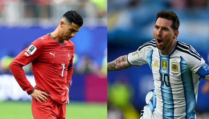 Did Ronaldo make a statement on the death of Messis father?