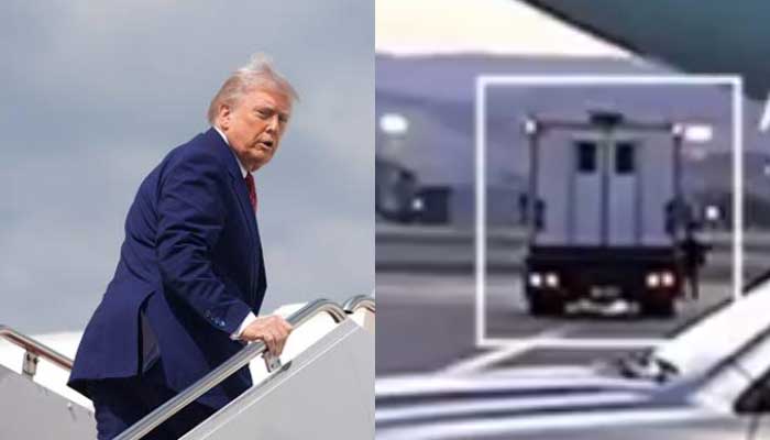 Turkish truck used to hide Donald Trump sparks reactions