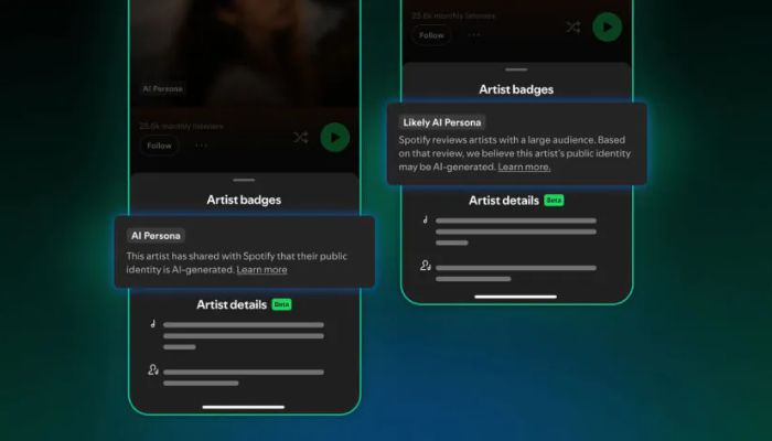 Spotify introduces AI labels for artists who dont exist