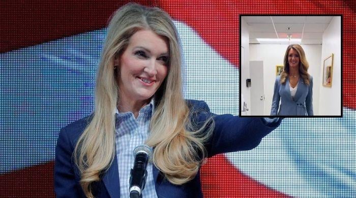 Trump’s SBA chief Kelly Loeffler’s ‘bizarre’ walk becomes talk of social media