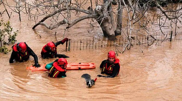 Two dead as devastating floods and heavy rain batter Spain; rescue operations underway
