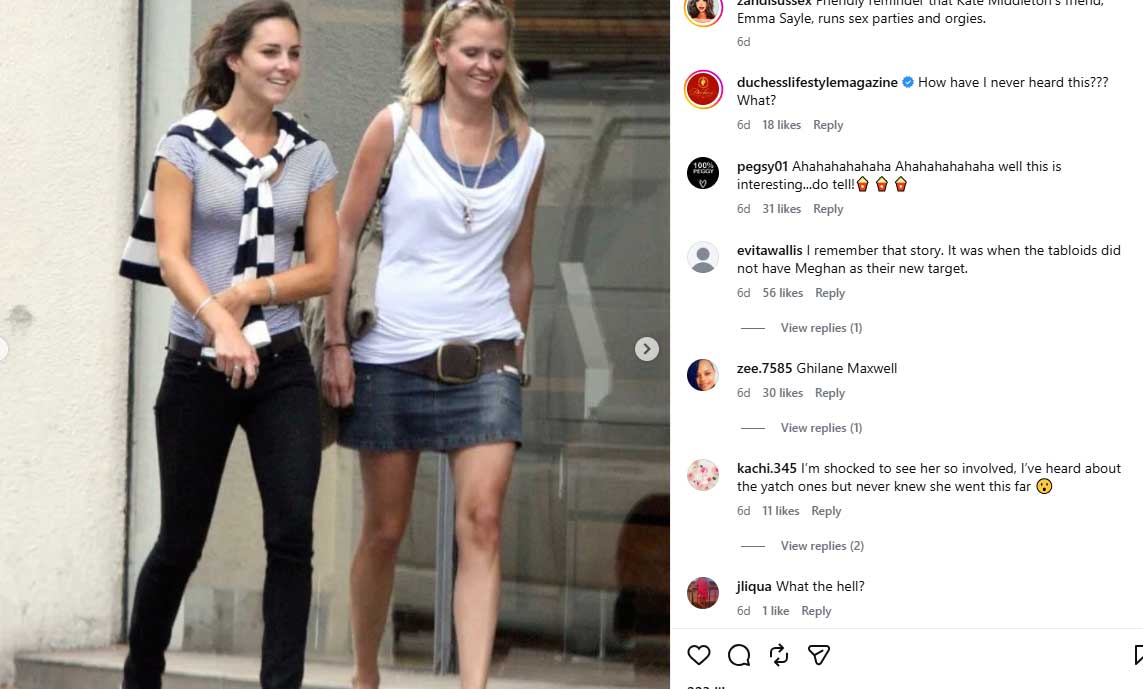Kate Middletons friendship with Emma Sayle resurfaces in fresh attacks