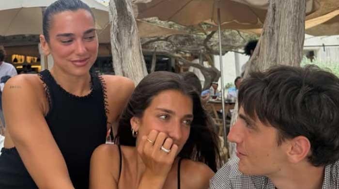 Dua Lipa enjoys summer in Ibiza as Callum Turner is missing from pictures