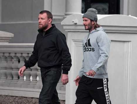 Guy Ritchie and David Beckham