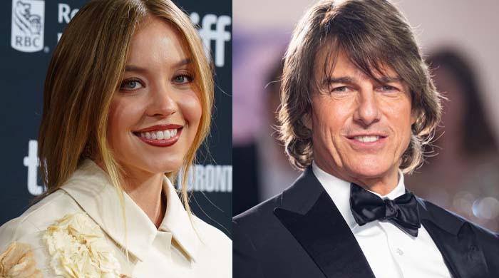 Sydney Sweeney takes aim at Tom Cruise with mid-air plane stunt