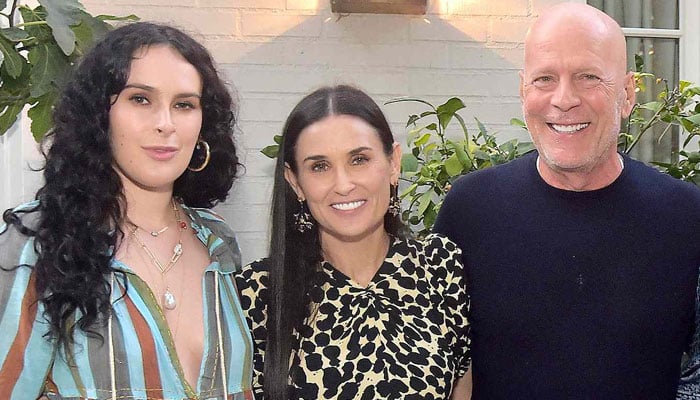 Rumer Willis, Demi Moore and Bruce Willis