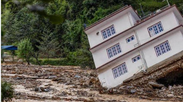Massive flash flood destroys northern Nepal villages and infrastructure near Tibet border