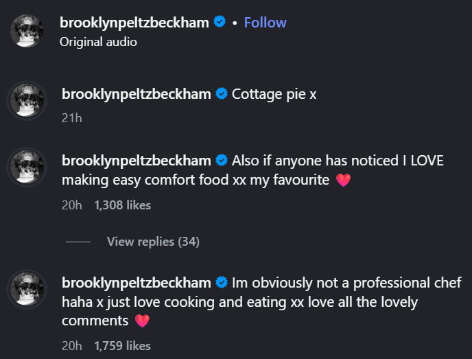 Brooklyn Beckham finally slams comments about Nicola Peltzs appearance