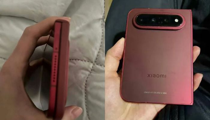 Xiaomi 18 Fold leaks again with red color, triple cameras: Check images here