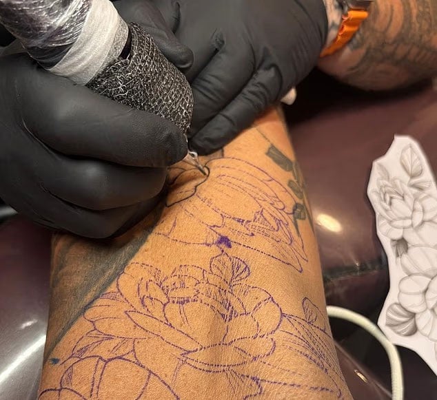 Katie Price gets fresh start tattoo as husband Lee Andrews remains in Dubai jail