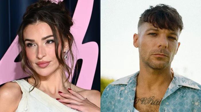 Louis Tomlinson's girlfriend Zara McDermott sends telling message in bridal style gown