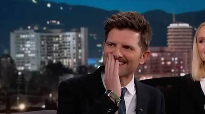 Adam Scott couldn't believe his luck in Netflix's latest movie