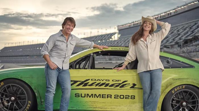 Where did Tom Cruise film his 'Days of Thunder' sequel video?