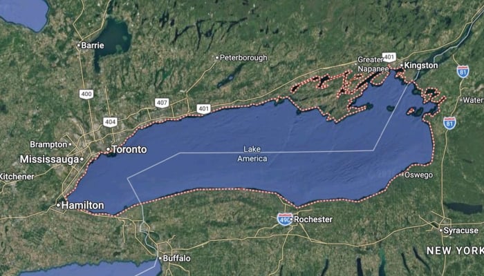 Why Google Maps now calls Lake Ontario ‘Lake America’ in the US
