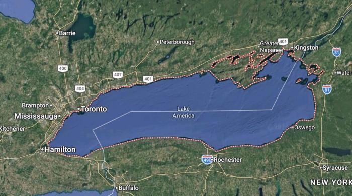 Why Google Maps now calls Lake Ontario ‘Lake America’ in the US