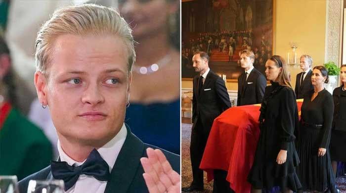 Queen’s son sparks backlash for carrying king’s coffin 