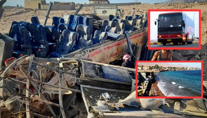 16 dead, 28 injured after South Sinai bus crash reported along Red Sea Coast, Egypt