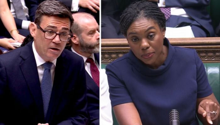Kemi Badenoch presses Andy Burnham on surging borrowing costs in fiiery PMQs debut