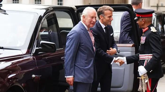 King Charles and French leader Macron meet over iconic 1,000-year-old masterpiece