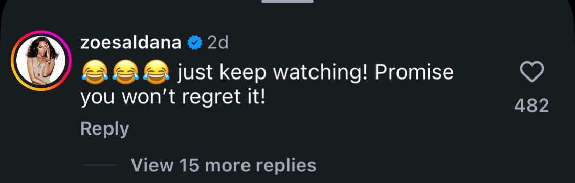 Zoe Saldaña sends message to critics of Lioness season 3 timeline