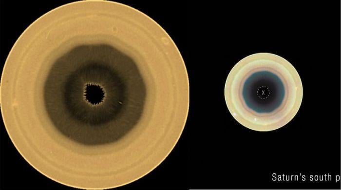 NASA Hubble spots strange 10-sided ‘decagon’ swirling around Saturn’s south pole 