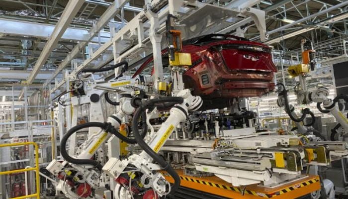 Nissans factory robots got stuck in their own traffic jam
