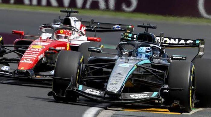 Russell tops Leclerc in Friday practice at Monza 