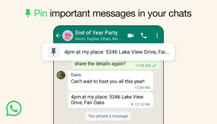 WhatsApp Beta to let you pin 4 messages: Report
