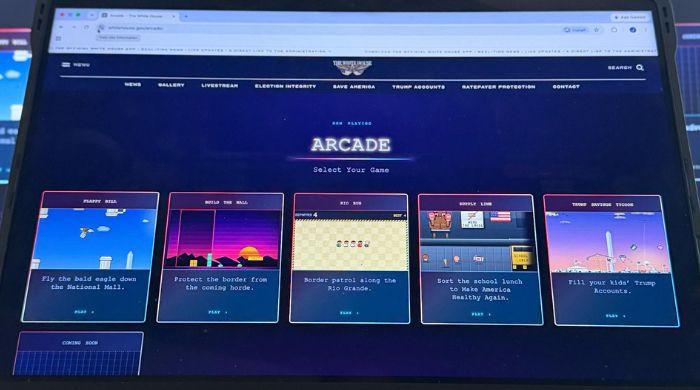 White House Arcade sparks Tetris backlash over ‘build the wall’ game