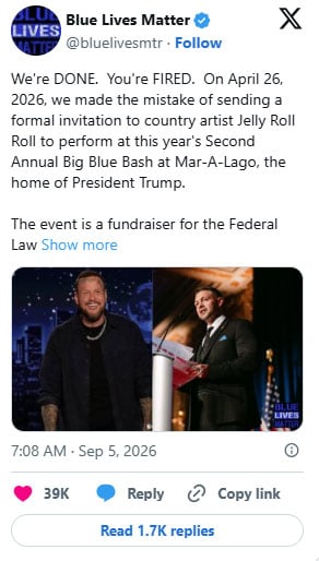 Jelly Roll loses major gig after Donald Trump jokes on Jimmy Kimmel Live!