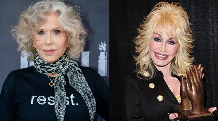 Jane Fonda tears up remembering late pal Dolly Parton