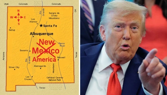 Trump wants New Mexico to be renamed ‘New America’, after ‘Lake America’ fiasco