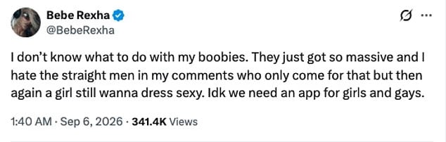 Bebe Rexha makes sarcastic suggestion after backlash over her changing body