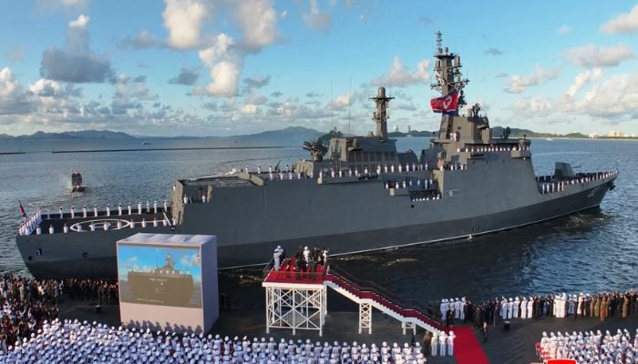 North Korea commissions 2nd destroyer as US, South Korea and Japan hold military drill