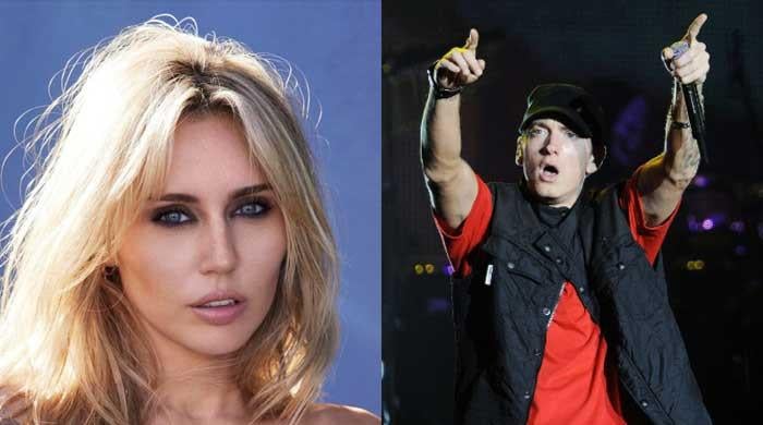 Miley shares stunning photo with lyrics echoing Eminem classic