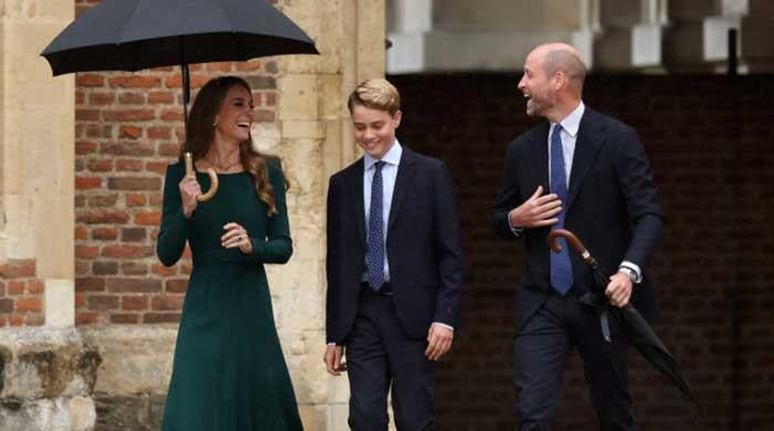 Prince George's first day at Eton College in pictures 